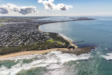 Aerial Image of POINT LONSDALE LIGHTHOUSE