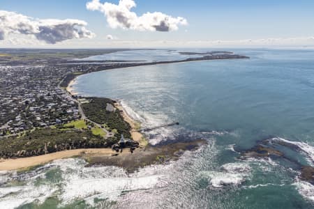 Aerial Image of POINT LONSDALE LIGHTHOUSE