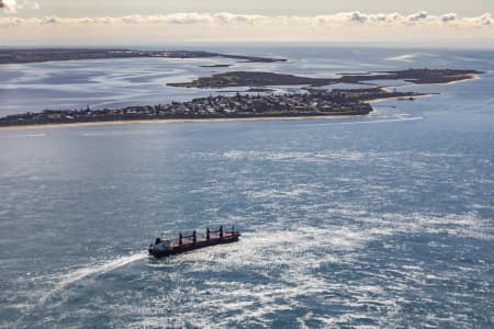 Aerial Image of SHIP AT POINT LONSDALE