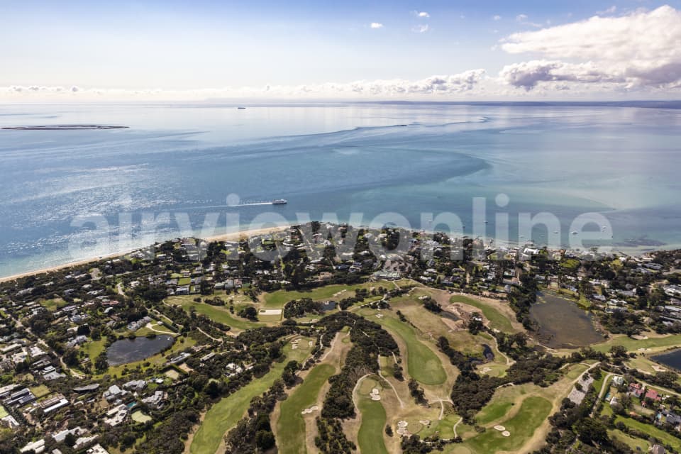 Aerial Image of Portsea and Sorrento Golf Course