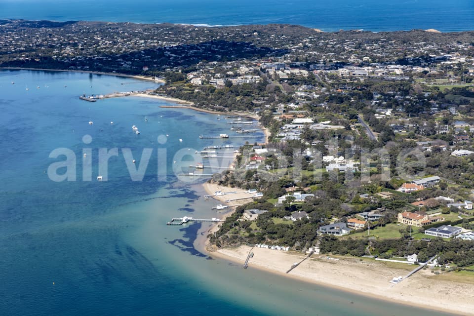 Aerial Image of Point King Beach Sorrento