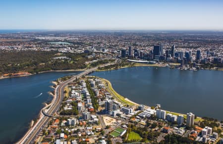 Aerial Image of SOUTH PERTH