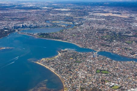 Aerial Image of ARDROSS TOWARDS PERTH CBD