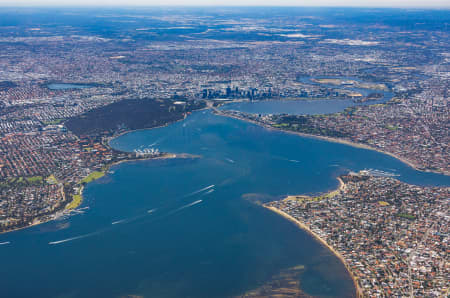 Aerial Image of APPLECROSS TOWARDS PERTH CBD