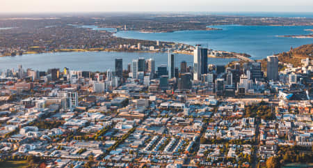 Aerial Image of PERTH SUNRISE