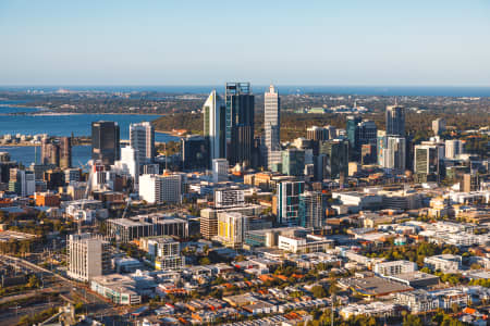 Aerial Image of PERTH SUNRISE