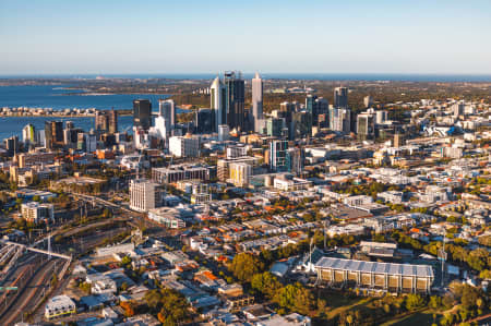 Aerial Image of PERTH SUNRISE