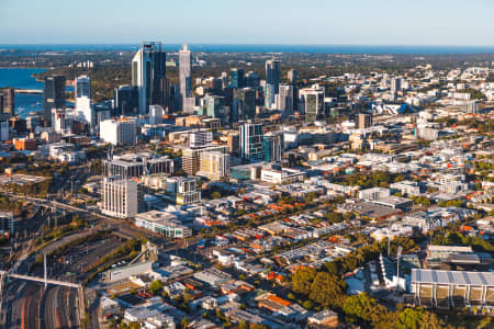 Aerial Image of PERTH SUNRISE