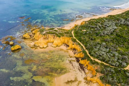 Aerial Image of ROCKY POINT LOOKOUT AT TORQUAY