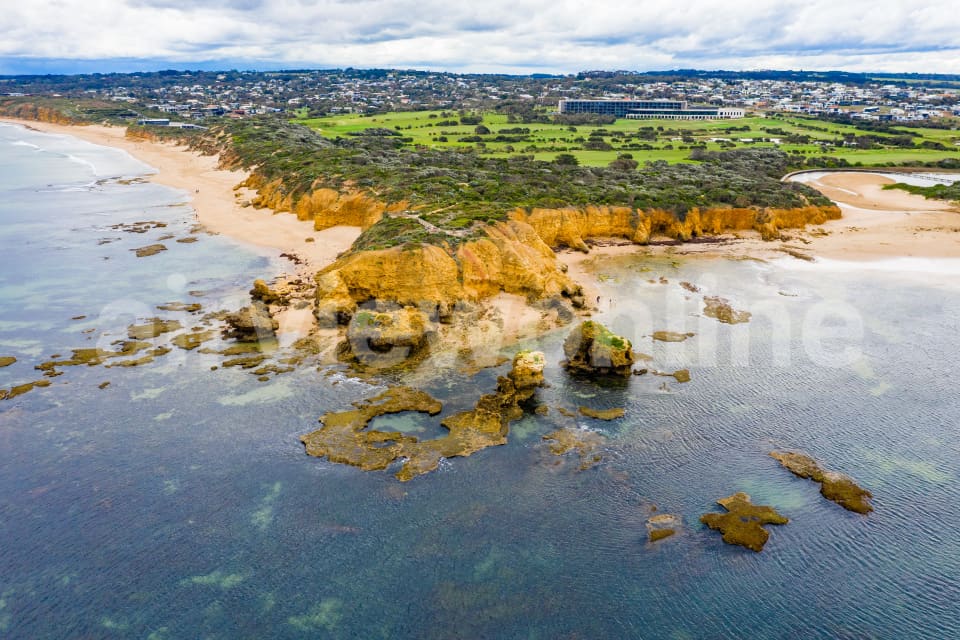 Aerial Image of Rocky Point at Torquay