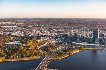 Aerial Image of PERTH SUNRISE