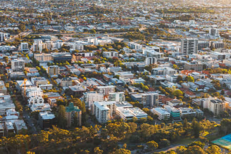 Aerial Image of WEST PERTH SUNRISE