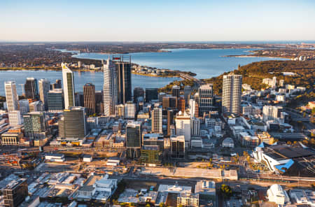 Aerial Image of PERTH SUNRISE