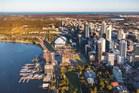 Aerial Image of PERTH SUNRISE