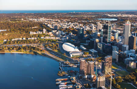 Aerial Image of PERTH SUNRISE