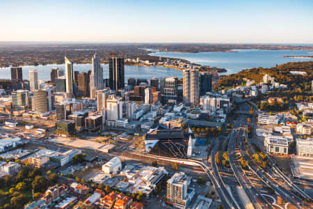 Aerial Image of PERTH SUNRISE