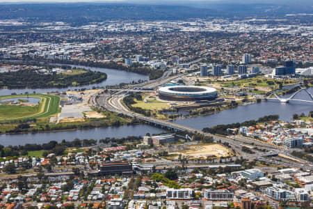 Aerial Image of EAST PERTH