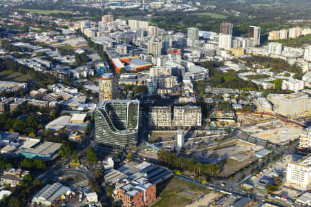 Aerial Image of GREEN SQUARE GOLDEN LIGHT