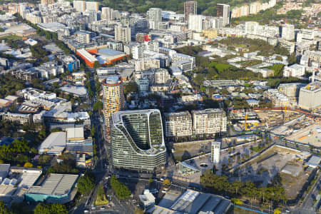 Aerial Image of GREEN SQUARE GOLDEN LIGHT