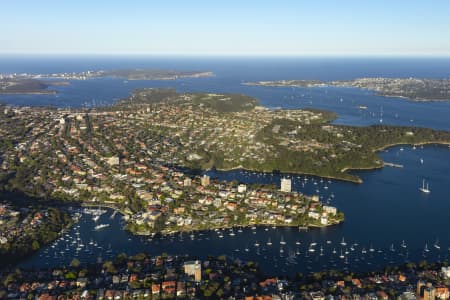 Aerial Image of KURRABA POINT  GOLDEN LIGHT