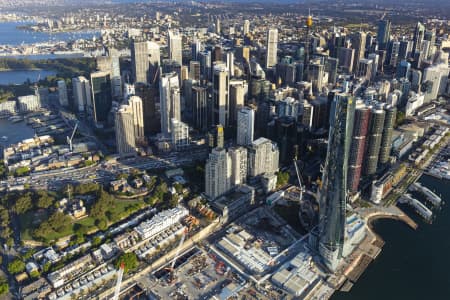 Aerial Image of BARANGAROO AND SYDNEY CBD GOLDEN LIGHT