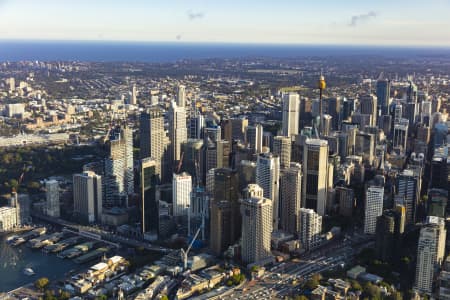 Aerial Image of SYDNEY CBD GOLDEN LIGHT