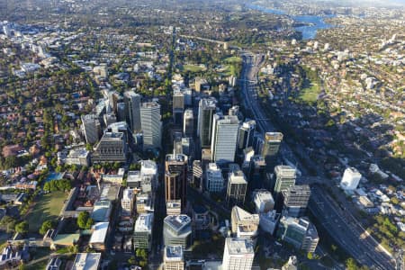 Aerial Image of NORTH SYDNEY GOLDEN LIGHT