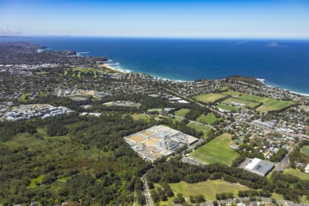 Aerial Photography Warriewood Square Shopping Centre Airview Online