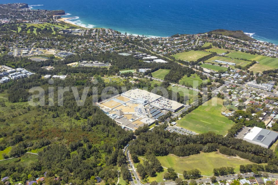 Aerial Image of Warriewood Square Shopping Centre