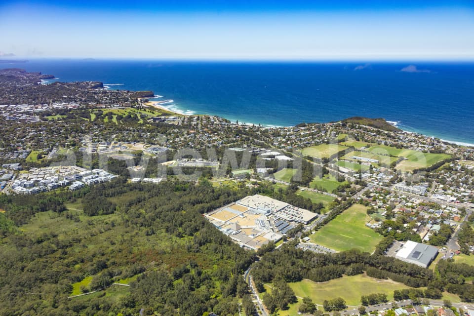 Aerial Image of Warriewood Square Shopping Centre