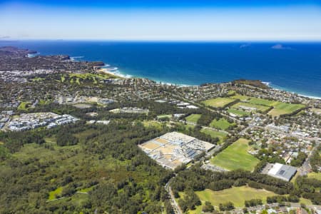Aerial Image of WARRIEWOOD SQUARE SHOPPING CENTRE