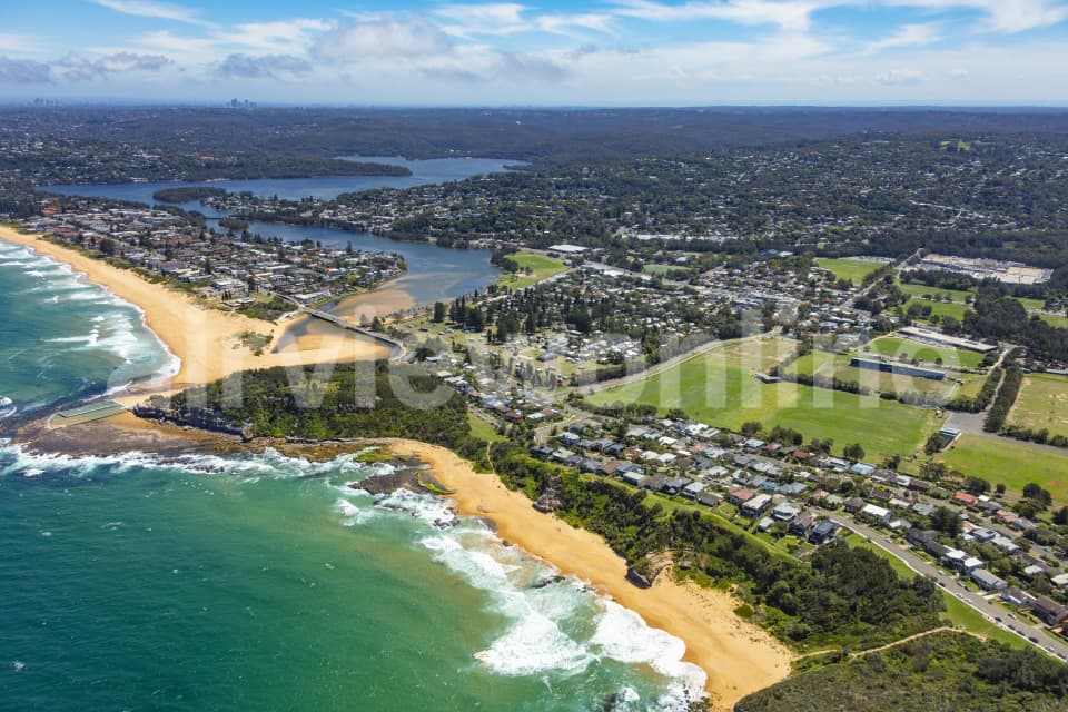 Aerial Image of Turrimetta Beach North Narrabeen to Warriewood
