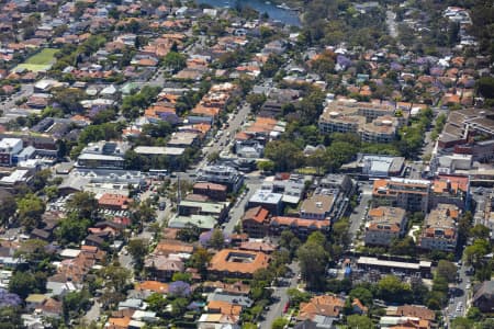 Aerial Image of MILITARY ROAD AND MOSMAN