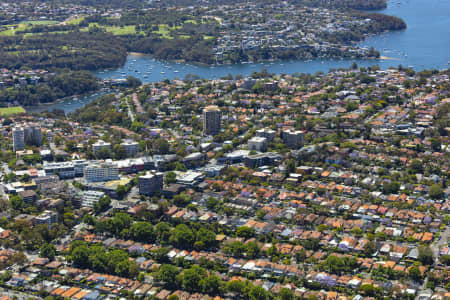 Aerial Image of MILITARY ROAD AND MOSMAN