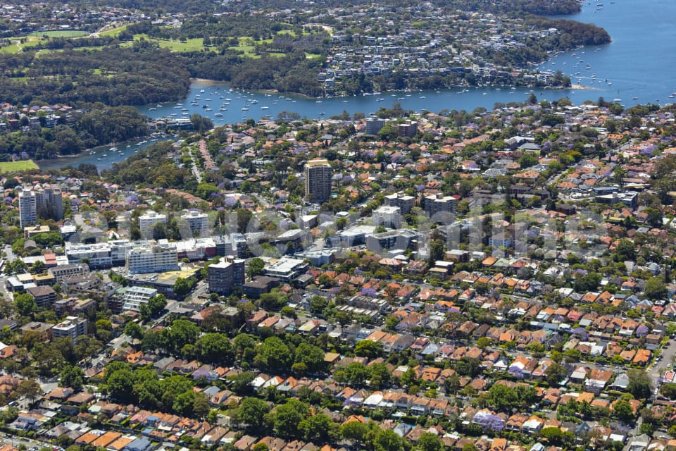 Aerial Image of Military Road and Mosman