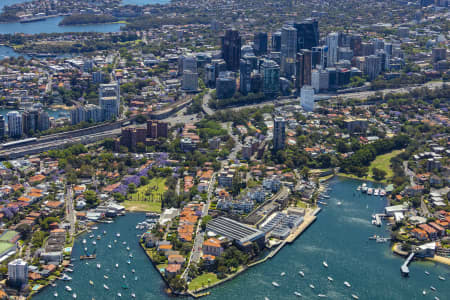 Aerial Image of NEUTRAL HARBOUR, KIRRIBILLI AND NORTH SYDNEY