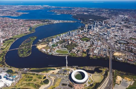 Aerial Image of EAST PERTH