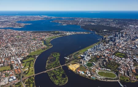 Aerial Image of EAST PERTH