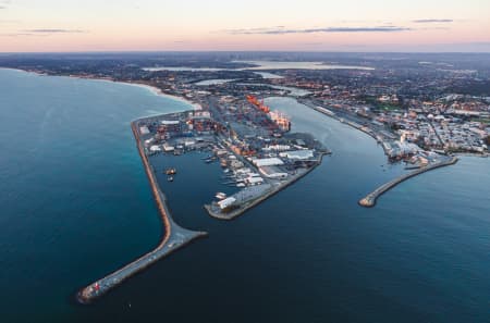 Aerial Image of FREMANTLE PORT