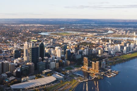 Aerial Image of PERTH SUNSET