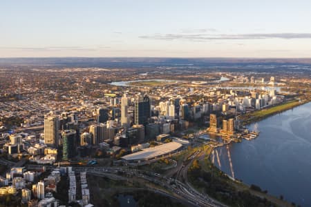 Aerial Image of PERTH SUNSET