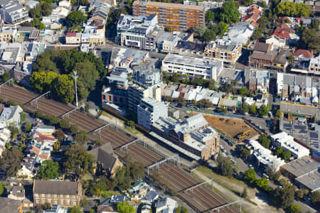 Aerial Image of NEWTOWN SHOPS AND STATION