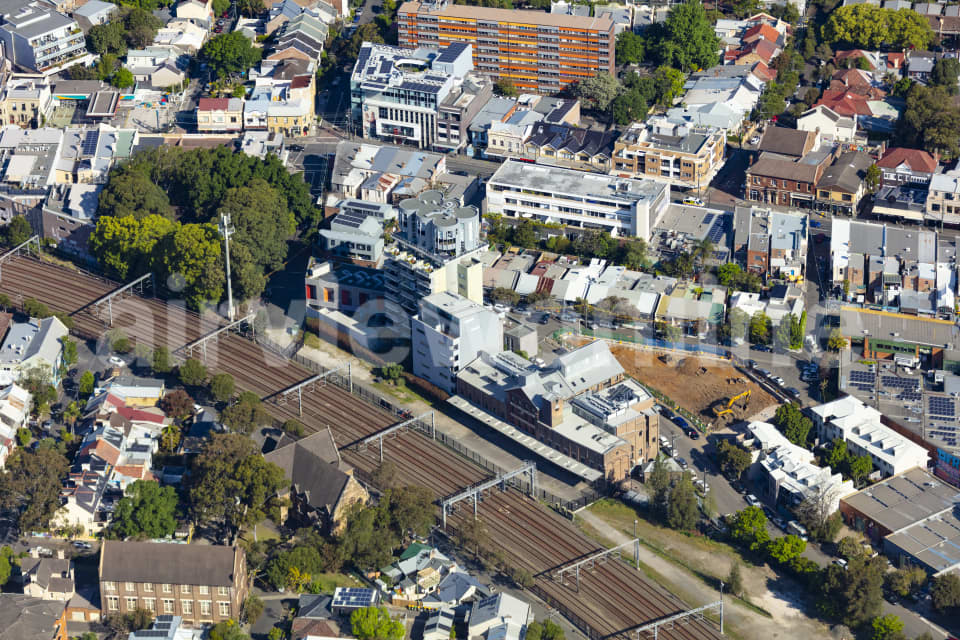 Aerial Image of Newtown Shops and Station