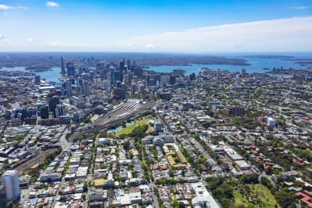 Aerial Image of REDFERN TO SYDNEY CBD