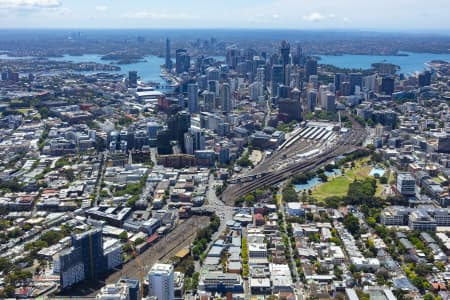 Aerial Image of REDFERN TO SYDNEY CBD