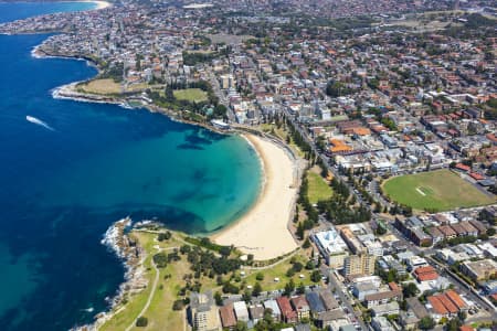 Aerial Image of COOGEE BEACH, SHOPS AND HOMES