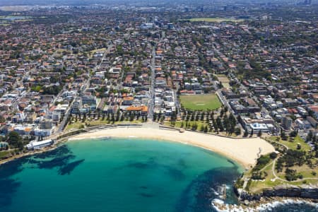 Aerial Image of COOGEE BEACH, SHOPS AND HOMES