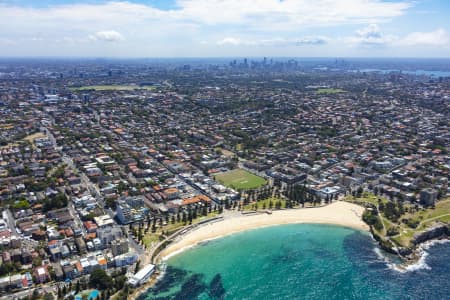 Aerial Image of COOGEE BEACH, SHOPS AND HOMES