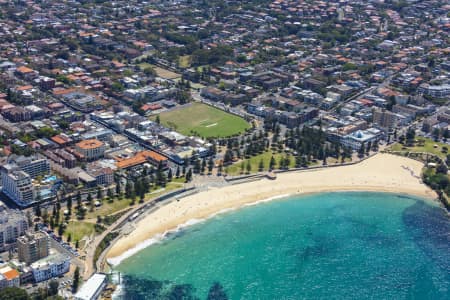 Aerial Image of COOGEE BEACH, SHOPS AND HOMES