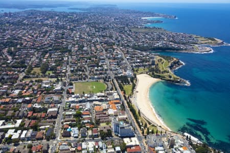 Aerial Image of COOGEE BEACH, SHOPS AND HOMES